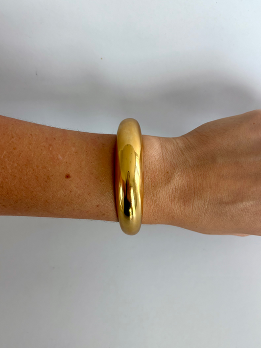 Cuff Bangle Statement Gold Bracelet