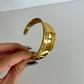 Cuff Bangle Statement Gold Bracelet