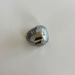 Circle Round Dial Silver Finger Watch Stretchy Band Quartz Ring Watch