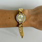 Rare Vintage Gold Toned Diamond Detail  Womens Watch