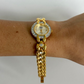 Rare Vintage Gold Toned Diamond Detail  Womens Watch