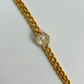 Rare Vintage Gold Toned Diamond Detail  Womens Watch