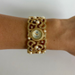 Rare Vintage Gold Toned Pearl  Womens Watch