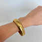 Rare Vintage Gold Stretch Thick&Thin Bangle Set