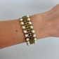 Rare Vintage Avon Gold Pearl Detail Bracelet