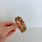 Rare Vintage India Inspired Gold Bangle