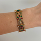 Rare Vintage India Inspired Gold Bangle