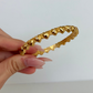 Rare Vintage Gold Mini Heart Bangle Bracelet