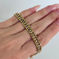 Rare Vintage Gold with Diamond Detail Bracelet
