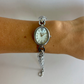 Oval Dreamy Dainty Vintage Minimalist Silver Womens Watch