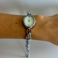 Oval Dreamy Dainty Vintage Minimalist Silver Womens Watch