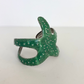 Rare Vintage Statement Green Starfish Silver Cusp