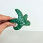 Rare Vintage Statement Green Starfish Silver Cusp
