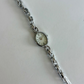 Oval Dreamy Dainty Vintage Minimalist Silver Womens Watch
