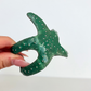 Rare Vintage Statement Green Starfish Silver Cusp