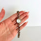 Rare Vintage Gold & Silver Two Toned Womens Watch with Diamond Detail