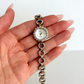 Rare Vintage Gold & Silver Two Toned Womens Watch with Diamond Detail