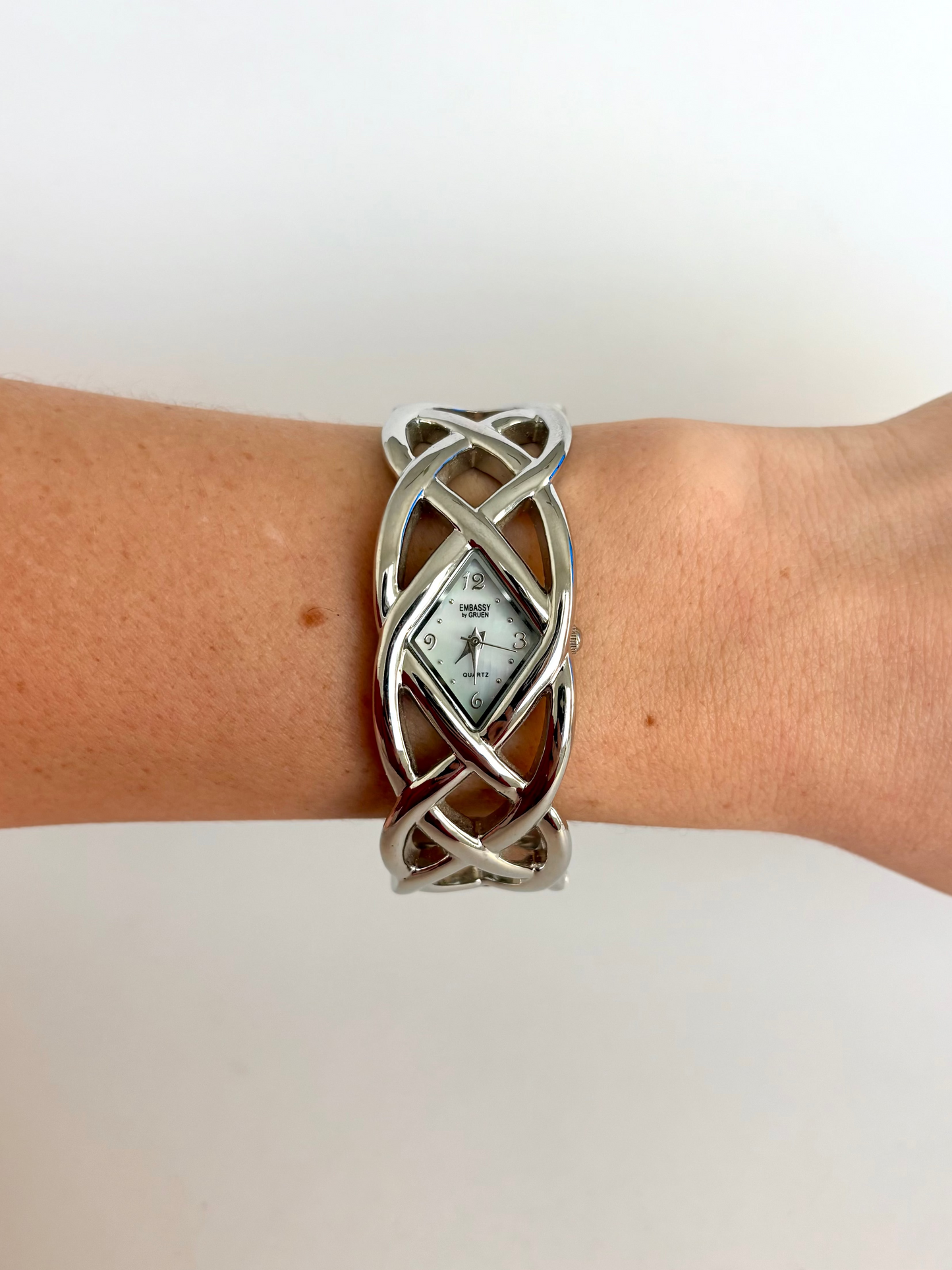 Rare Vintage Silver Statement Womens Watch