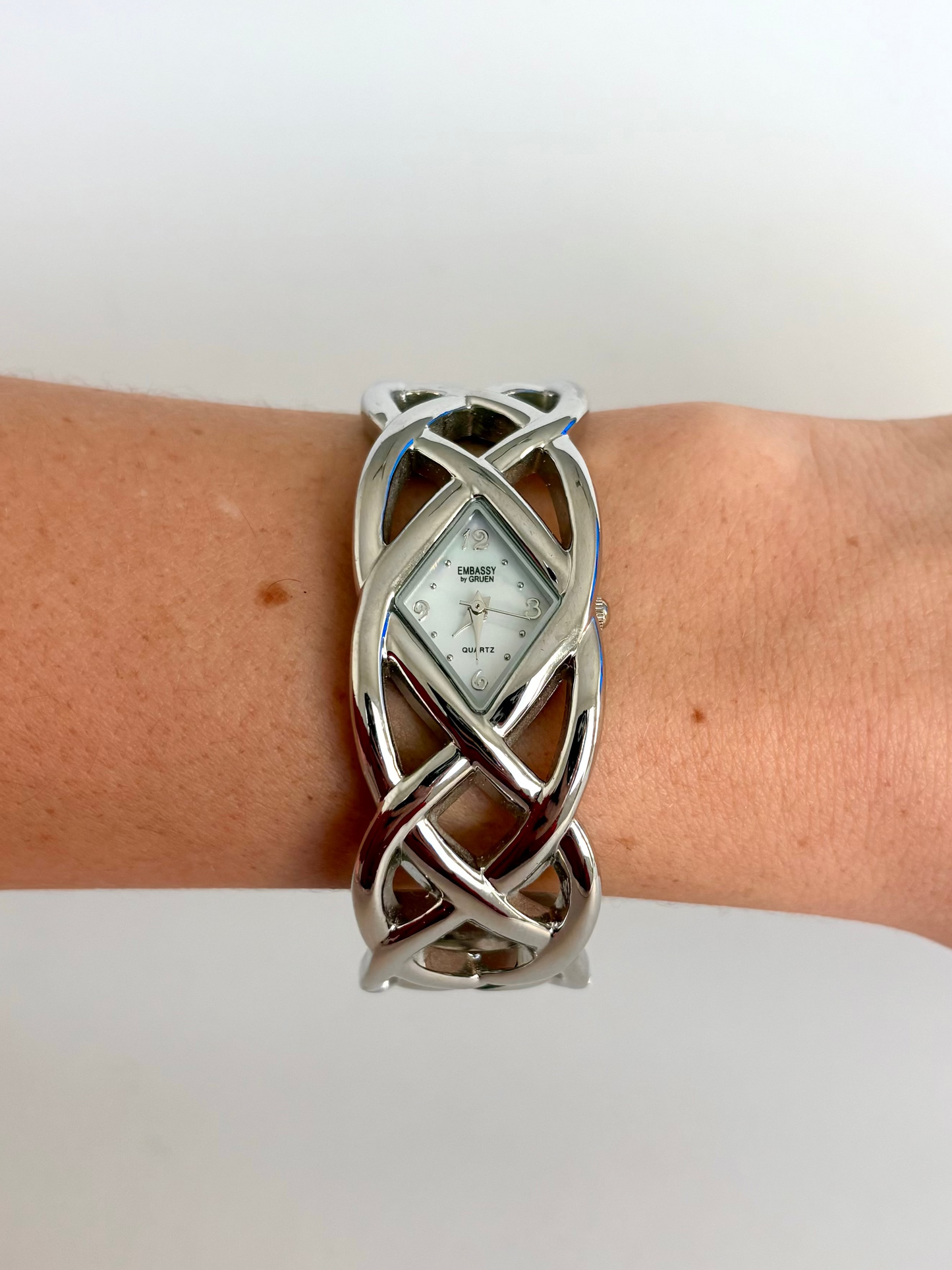 Rare Vintage Silver Statement Womens Watch