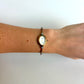 Rare Vintage Silver & Gold Two Toned Dainty Womens Watch