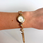 Rare Vintage Gold Dolphin Dainty Womens Watch