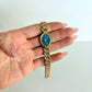 Rare Vintage Gold with Blue Dial Womens Watch