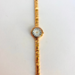 Rare Vintage Gold Round Dial Womens Watch
