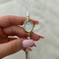 Vintage Gold Pearl Womens Watch Small Face